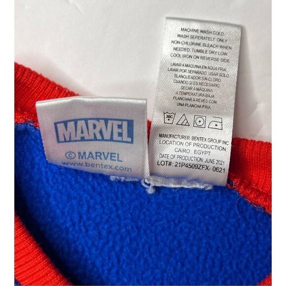 Marvel Amazing Friends Spiderman Fleece Sweatshirt Toddler 2T Superhero Red Blue - Picture 3 of 10